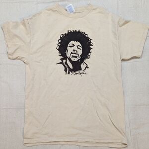 Jimi Hendrix - Tan Shirt - M - Tennessee River.